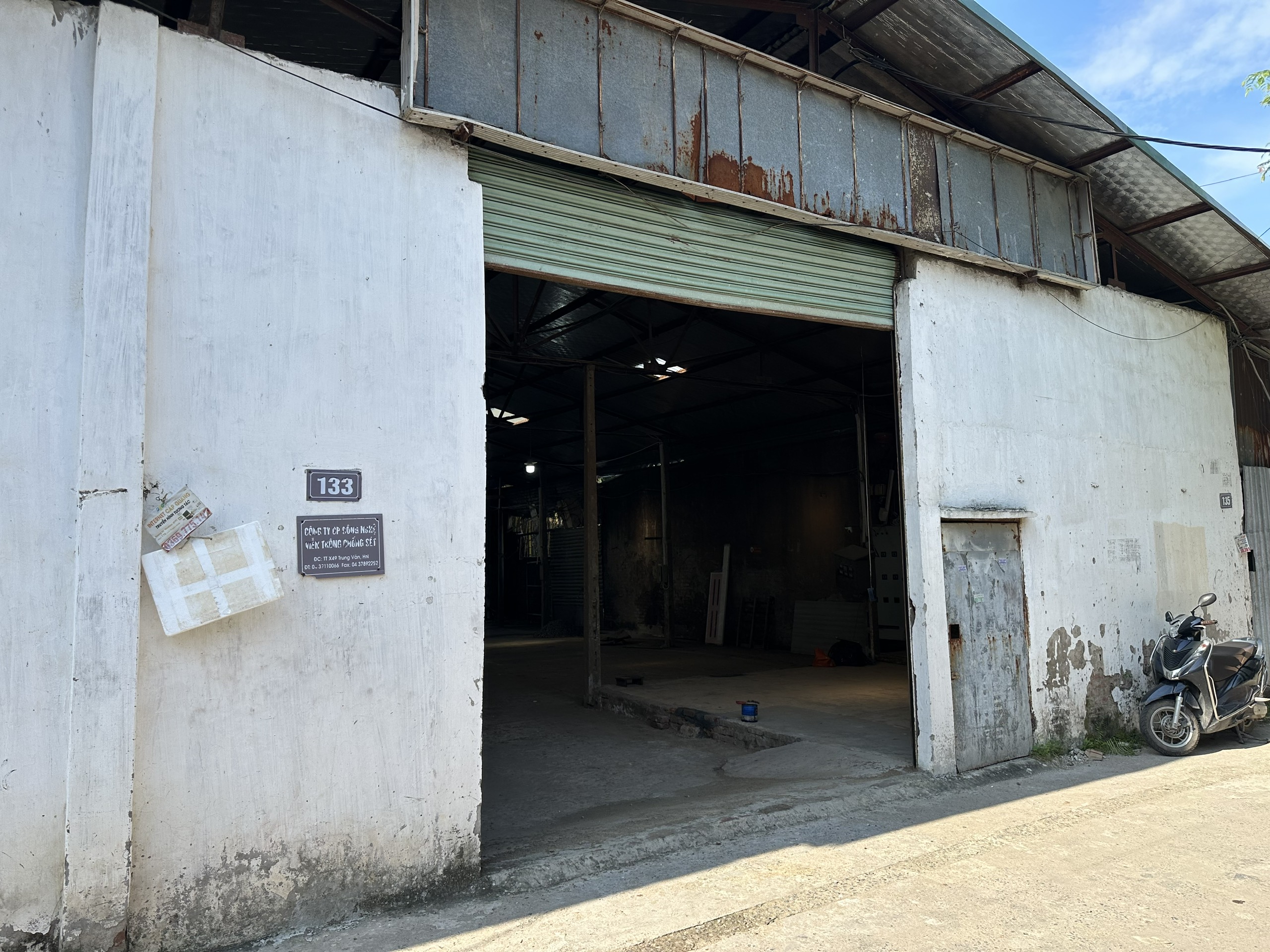 ⭐️cho thue kho xuong 400m2 tai ngo 129 dai linh, trung van, ha noi; 0913234040
