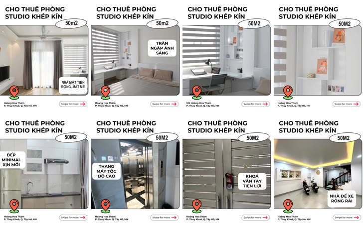 cho thue phong studio tai ngo 120 hoang hoa tham, ha noi