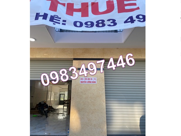 ⭐️cho thue nha mat tien nguyen luong bang (q.lien chieu), p.hai van, tp.da nang, 0983497446